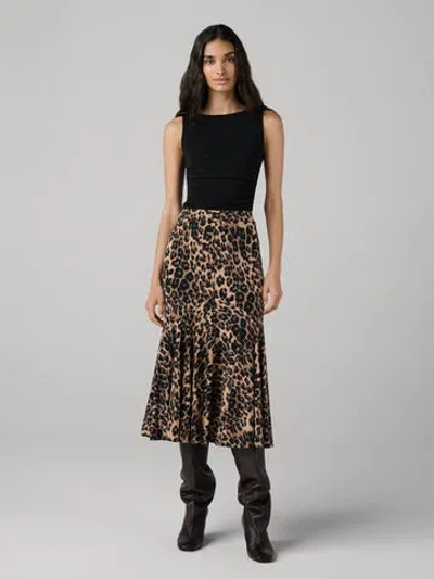 Diane Von Furstenberg Edith Skirt In Brown