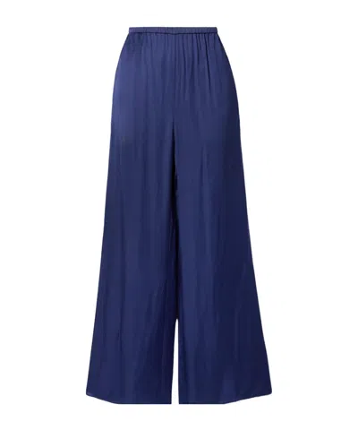 Diane Von Furstenberg Elegant And Comfortable Wide-leg Pants In Blue