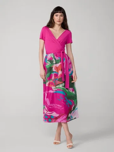 Diane Von Furstenberg Elena Dress In Multi