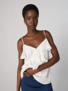 Diane Von Furstenberg Eleni Top In Ivory