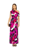 Diane Von Furstenberg Eliana One-shoulder Column Maxi Dress In Tendu