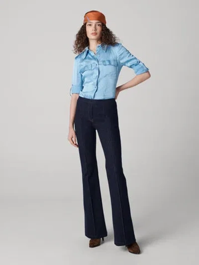 Diane Von Furstenberg Elise Pants In Blue