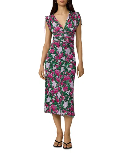 Diane Von Furstenberg Ella Reversible Midi Dress In Multi