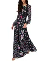 Diane Von Furstenberg Elliot Belted Floral-print Godet Maxi Dress