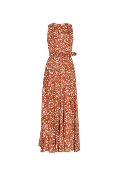 Diane Von Furstenberg Elliot Maxi Dress In Caramel | ModeSens
