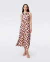 Diane Von Furstenberg Elliot Midi Dress In Deco Geo