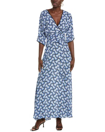 Diane Von Furstenberg Eloise Maxi Dress In Blue