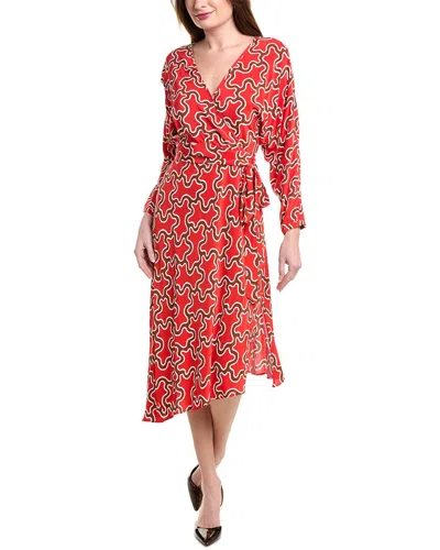 Diane Von Furstenberg Eloise Midi Dress In Red