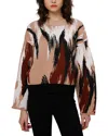 Diane Von Furstenberg Ema Wool-blend Sweater In Brown
