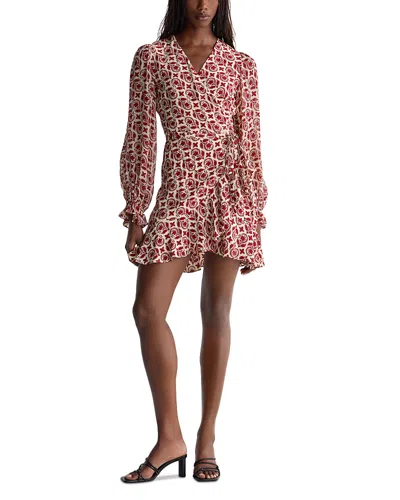 Diane Von Furstenberg Emilia Long Sleeve Dress In Multi