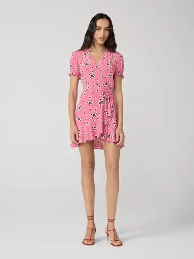 Diane Von Furstenberg Emilia Mini Dress In Pink
