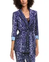 Diane Von Furstenberg Emiliano Jacket In Blue