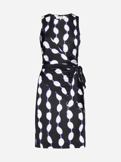 DIANE VON FURSTENBERG EMINA PRINT VISCOSE DRESS