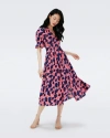 Diane Von Furstenberg Erica Cotton Midi Dress