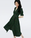 Diane Von Furstenberg Erica Cotton Midi Dress