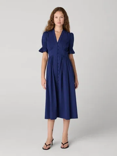 Diane Von Furstenberg Erica Dress In Blue