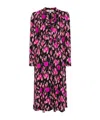 Diane Von Furstenberg Crepe Midi Dress In Black