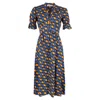 Diane Von Furstenberg Erica Printed Midi Dress In Multicolor Cotton In Multi