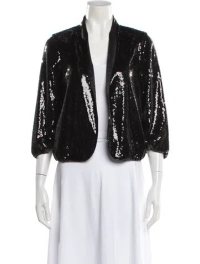 Pre-owned Diane Von Furstenberg Evening Jacket In Black