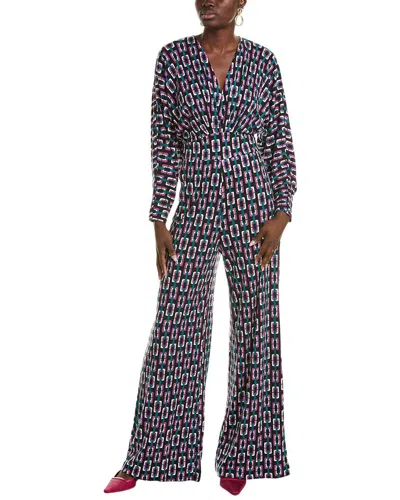 Diane Von Furstenberg Fanny Wool-blend Jumpsuit In Purple