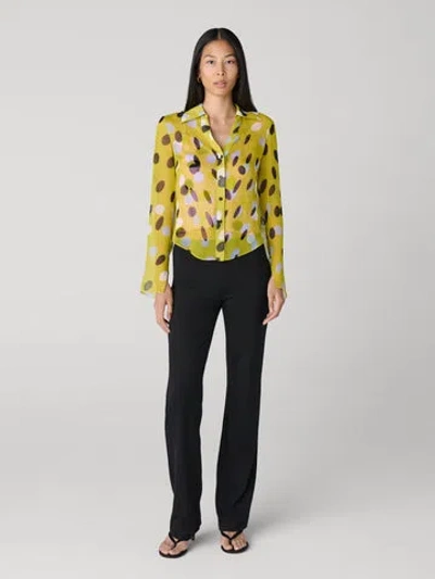 Diane Von Furstenberg Felicity Top In Multi