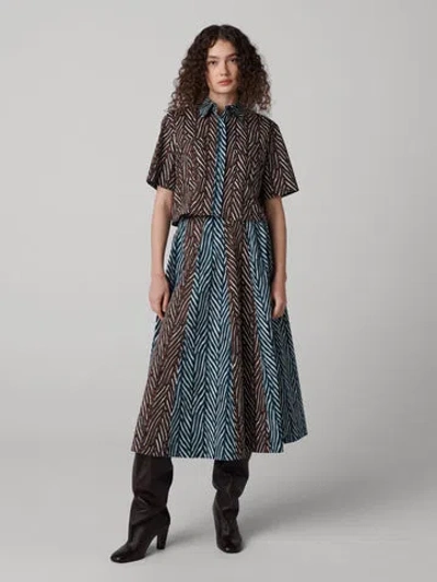 Diane Von Furstenberg Finnley Skirt In Gray