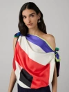Diane Von Furstenberg Flag Scarf In Multi