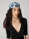 Diane Von Furstenberg Flag Scarf In Cane Link Scarf
