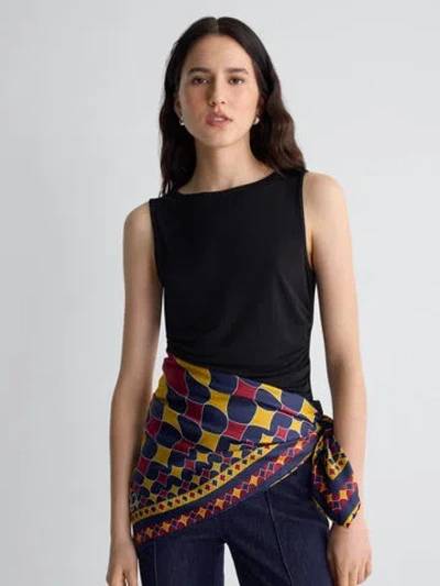 Diane Von Furstenberg Flag Scarf In Multi