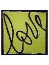 Diane Von Furstenberg Flag Scarf In Love Scarf Green