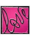 Diane Von Furstenberg Flag Scarf In Love Scarf Pink