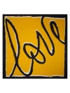 Diane Von Furstenberg Flag Scarf In Love Scarf Yellow