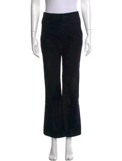 Pre-owned Diane Von Furstenberg Flared Pants In Black