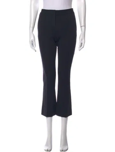 Pre-owned Diane Von Furstenberg Flared Pants In Black