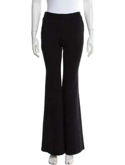 Pre-owned Diane Von Furstenberg Flared Pants In Black