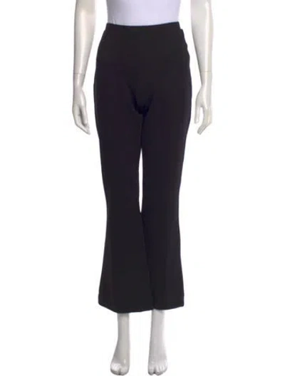 Pre-owned Diane Von Furstenberg Flared Pants In Black