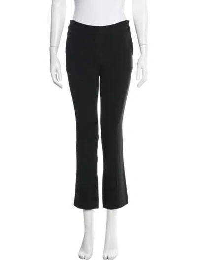 Pre-owned Diane Von Furstenberg Flared Pants In Black