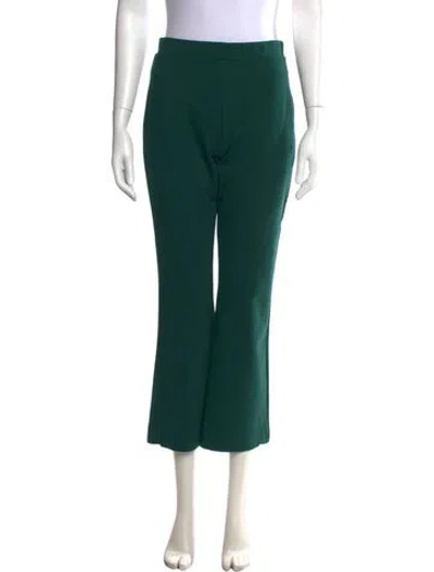Pre-owned Diane Von Furstenberg Flared Pants W/ Tags In Green