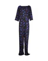 Diane Von Furstenberg Floral Jumpsuit In Multicolor Polyester In Black