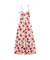 Diane Von Furstenberg Etta Floral-print Woven Maxi Dress In Nude