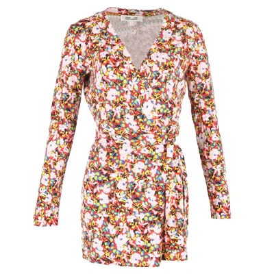 Diane Von Furstenberg Floral Printed Rompers In Multicolor Viscose