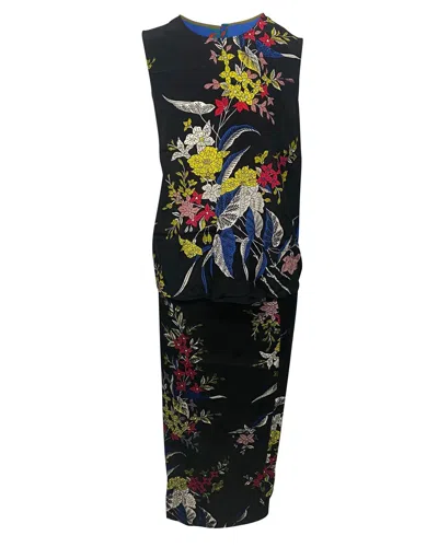 Diane Von Furstenberg Floral Set In Multicolor Viscose