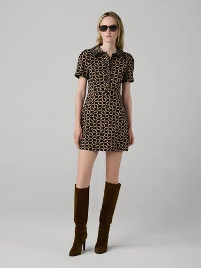 Diane Von Furstenberg Ford Dress In Brown