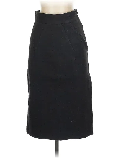 Pre-owned Diane Von Furstenberg Formal Skirt In Black