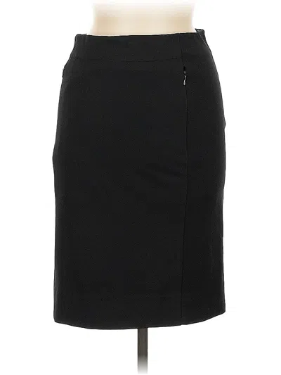 Pre-owned Diane Von Furstenberg Formal Skirt In Black