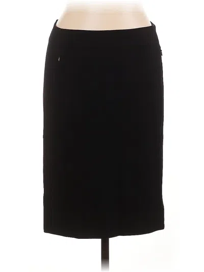 Pre-owned Diane Von Furstenberg Formal Skirt In Black