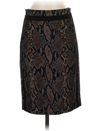 Pre-owned Diane Von Furstenberg Formal Skirt In Black