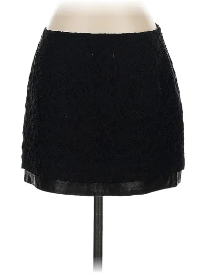 Pre-owned Diane Von Furstenberg Formal Skirt In Black