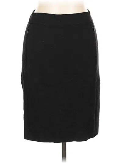 Pre-owned Diane Von Furstenberg Formal Skirt In Black