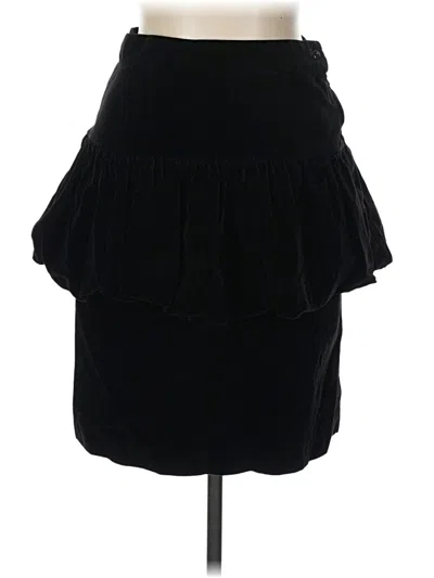 Pre-owned Diane Von Furstenberg Formal Skirt In Black